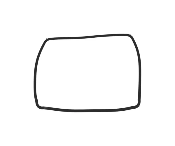 For Sharp? K-70F19BM2EU Main Oven Door Seal